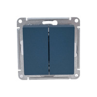 Переключатель Systeme Electric AtlasDesign Изумруд 2-клавишный сх.6, 10АХ, механизм SE ATN000865