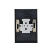 Розетка Systeme Electric AtlasDesign Грифель б/з двойная, 16А, в сборе SE ATN000720