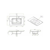 Керамическая раковина BelBagno BB700ETL