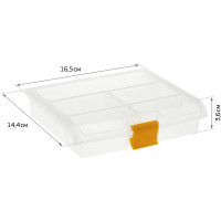 Блок для мелочей IDEA 144х165х36 мм прозрачный М 2951