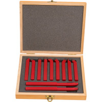 Комплект резцов с напайными пластинами (11 шт; 10x10 мм; незаточенные) ТЕХНОРЕАЛ МА400020515