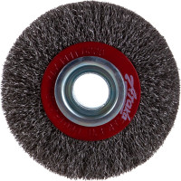 Щётка круглая №180 (100 мм; гофрированная проволока) для точила АТАКА 0310020430 34731
