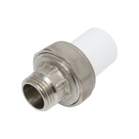 Комбинированная муфта РВК разъемная ПП D25-1/2 НР 020519