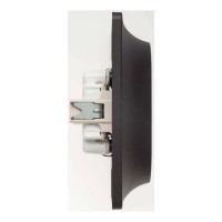 Розетка Systeme Electric Glossa Антрацит 2-ая с/з, 16А в сборе SE GSL000724