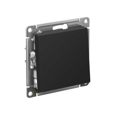 Выключатель Systeme Electric ATLASDESIGN, 1-клавишный, сх1, 10АХ, механизм, карбон, ATN001011