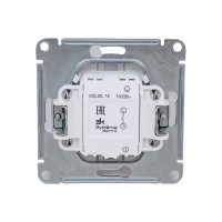 Нажимная кнопка Systeme Electric Glossa Белый, сх.1, 10АХ SE GSL000115