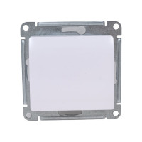 Нажимная кнопка Systeme Electric Glossa Белый, сх.1, 10АХ SE GSL000115