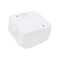Нажимная кнопка Systeme Electric Этюд, наружная, Белый сх.1 IP44 SE KA10-041B