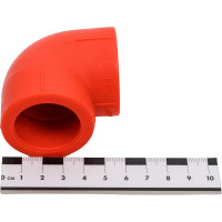 Угол Blue Ocean "Fire Secure" 90 - 32 мм, противопожарный полипропилен Fire-S-B1 PPRF/90E(R)-32