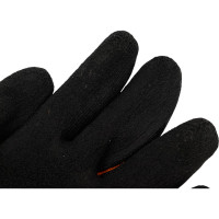 Утепленные перчатки Fiberon, акрил, вспененное латексное покрытие, в и/у, 10(XL), оранжевый+черный, 127858