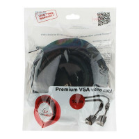 Кабель Cablexpert VGA Premium 10м черный CC-PPVGA-10M-B 15M/15M