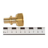 Муфта с накидной гайкой Ø16 3/4 ВР аксиальная One Plus rx надвижная для труб Pex 3204023140