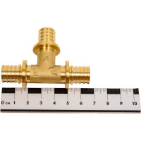 Тройник One Plus прямой, 16 аксиальный rx надвижной, для сшитого полиэтилена Pex 3504023089