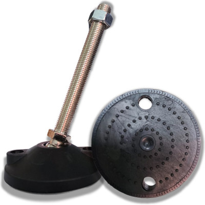 Опора UnitMC регулируемая шарнирная 100хМ16х150 (основание PA66, винт сталь) 400201 100хМ16х150