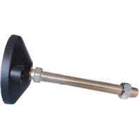 Опора UnitMC регулируемая шарнирная 100хМ16х150 (основание PA66, винт сталь) 400201 100хМ16х150