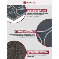 Влаговпитывающий коврик VORTEX Velur Лепестки 90x90 см 24338