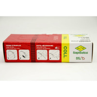 Стяжки с одинарной горизонтальной головкой SapiSelco черного цвета, 9x180 мм, полиамид 6.6, уп. 100 шт. COL.3.420