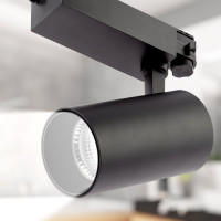Трековый трехфазный светильник ЭРА SТR-30-36-40K-B40 узкий луч 4000K черный Б0049768