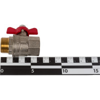 Шаровой кран MVI бабочка ДУ20, 3/4" ВН/НАР BV.514.05