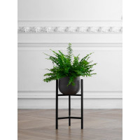 Подставка для цветов GreenWeen Trinity 40 черная GW-T40B
