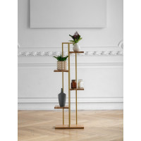 Стеллаж-подставка под кашпо GreenWeen Loft 6 золотая GW-L6-115G