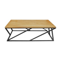Кофейный столик GreenWeen PORTER, черный/дуб GW-PORTER-W-B