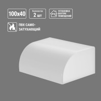 Заглушка кабельной трассы TDM ELECTRIC КМЗ 100x40 (2 шт./комплект) SQ0411-0087