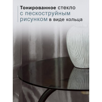 Журнальный стол Мебелик Дуэт 13Н черный, дуб маррон, тонированный 00 7246