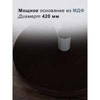 Журнальный стол Мебелик Дуэт 13Н черный, венге, тонированный 00 7332