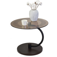 Журнальный стол Мебелик Дуэт 13Н черный, венге, тонированный 00 7332