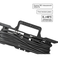 Силовой народный удлинитель-шнур TDM ELECTRIC на рамке ПВС 1300 Вт б/з,10м, штепсельное гнездо SQ1307-0301