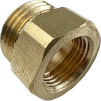 Муфта латунная переходная 1/2НР х 3/8ВР, 10 шт Профитт 9279189