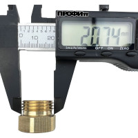 Муфта латунная переходная 1/2НР х 3/8ВР, 10 шт Профитт 9279189