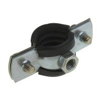 Сантехнический хомут РемоКолор шпилька + дюбель, 1/2, диаметр 20-23 мм 47-5-020