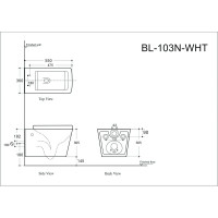 Унитаз с сидением LOGAN SLIMSEAT L2W Soft Close 00261954