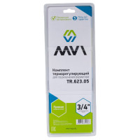 Терморегулирующий комплект для подключения радиатора MVI прямой, 3 в 1 3/4" TR.623.05