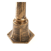 Садово-парковый светильник FERON PL686 столб 60W 230V E27, черное золото 11695