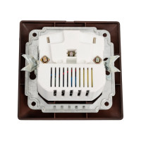 Розетка Intro Solo с заземл P+E Schuko со шторками, 16А-250В + 2хUSB, IP20, СУ, антрацит, Б0053717