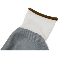 Нейлоновые перчатки с нитриловым покрытием Armprotect, белый/серый, р.10 3500/NN100 4631161387752