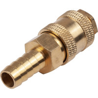 Разъем EURO мама 3/8" - елочка 12мм, латунь, в блистере AV Steel AV-700328B