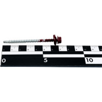 Кровельный саморез КРЕП-КОМП 4,8x70, RAL3005, красное вино, 100 шт. ск703005кф