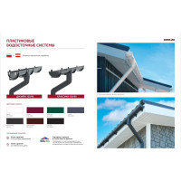 Кронштейн желоба Grand Line GrandLine slider ПВХ GL графит RAL 7024 254869