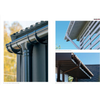 Кронштейн желоба Grand Line GrandLine slider ПВХ GL графит RAL 7024 254869