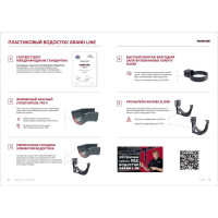 Кронштейн желоба Grand Line GrandLine slider ПВХ GL графит RAL 7024 254869