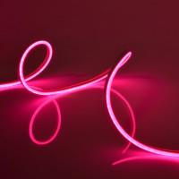 Гибкая светодиодная лента Uniel NEON ULS-N01-2835-120LED/m-6mm-IP67-DC12V-9W/m-5M-PINK UL-00009090