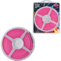Гибкая светодиодная лента Uniel NEON ULS-N01-2835-120LED/m-6mm-IP67-DC12V-9W/m-5M-PINK UL-00009090