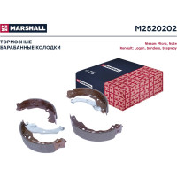 Тормозные колодки барабанные задние Renault Logan I, II 04-, Sandero I, II 07-, Nissan Micra IV MARSHALL M2520202