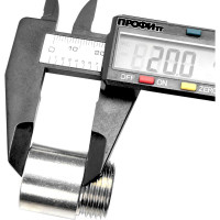 Удлинительная гайка Профитт НР/ВР 1/2" х 20 мм, никелированная 1647188