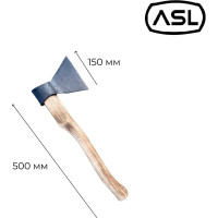 Кованый топор Агростройлидер 1.2 кг А1 Т26