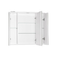 Зеркальный шкаф Style Line Жасмин 2 800/С, Люкс белый ЛС-000010036